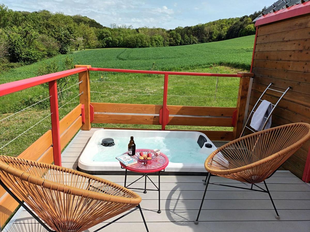 La Roulotte Du Tonnelier Villa Castelnau-de-Montmiral ภายนอก รูปภาพ