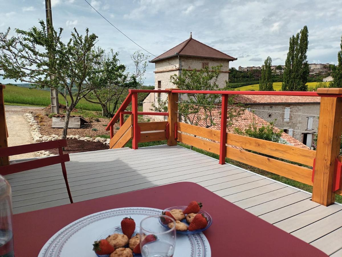 La Roulotte Du Tonnelier Villa Castelnau-de-Montmiral ภายนอก รูปภาพ